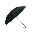 Casqueur d&#39;arbre en bois complet classique Handle de poignée un corps parapluie personnalisé de haute qualité avec imprimés de logo